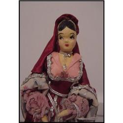Doll Ravca Papier Mache Katherine Parr #1469563