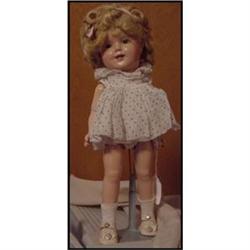 Doll Shirley Temple Composition 13" 1930s #1469588