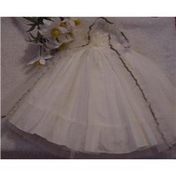 Doll Terri Lee White Formal with Sequins tagged#1469607