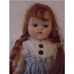 Doll Ginny Vogue Strung Red Head 1950s #1469609