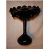 Image 1 : Large Black  Glass Tulip Style Vase #1469851