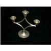 Image 1 : Old 3 Candle Silverplated  Holder  #1474618