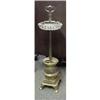 Image 1 : FANCY BRASS/CRYSTAL FLOOR ASHTRAY #1474669