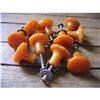 Image 1 : 10 Butterscotch BAKELITE Drawer Knobs, #1474956
