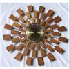 Image 1 : Mid-Century Seth Thomas Quartz Sunburst Clock #1475318