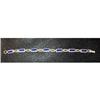 Image 1 : Sterling silver bracelet with lapis #1475348
