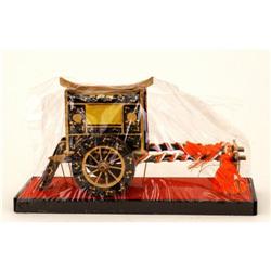 Old Japanese Hina Doll Furniture Carriage #1475434