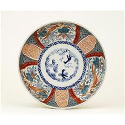 1920's Japanese Imari Phoenix Punch Bowl #1475446