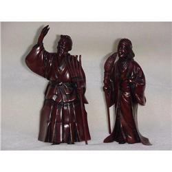 Pair of Oriental Bronze Figures Sku2922 #1475481