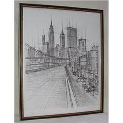 City Scape Print SKU 3470 #1475493