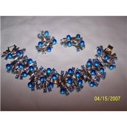 DESIGNER UNKNOWN OCEAN BLUE DEMI PARURE 2-PC #1475550