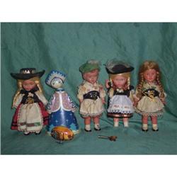 5 wind-up dolls and 1 bird #1475565
