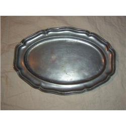 Pewter platter  #1475586