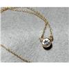 14k Gold Necklace with Cubic Zirconium  #1475699