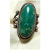 Image 1 : Old Green Turquoise & Sterling  Ring #1475705