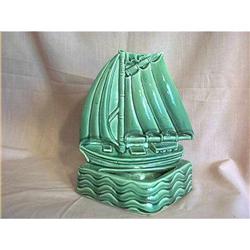 Ship T V Lamp with Planter #1475892