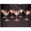 Image 1 : Champagne Glasses Hand Painted C.1920 #1487843