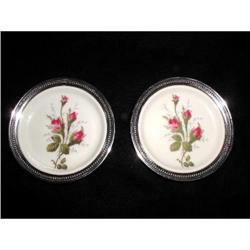 Rosenthal Porcelain Silver Coasters #1487845