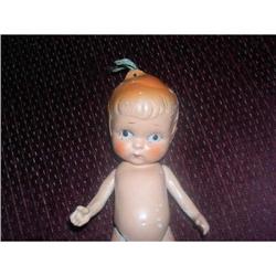 7" all bisque girl made in Japan top knot #1488163
