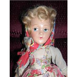 11" Compostion Lady Doll Loose Stringing #1488213