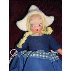 10" Cloth Molded Face International Girl #1488248