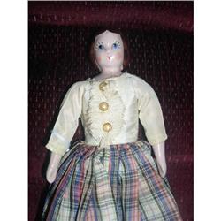 Ruth Gibbs China Godey 9" size brown hair #1488266