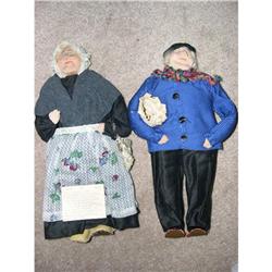Elderly Couple stockinette Normandy #1488270