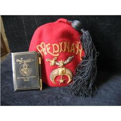 Shriner's Fez--Medina--& Address Book Vintage #1488285