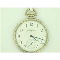 Antique Gold Filled Elgin 17J Pocket Watch  #1488293