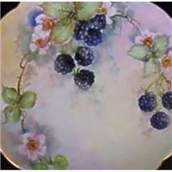 R.S. Germany Unmarked Blackberry Cake Plate #1488314