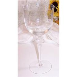 Cherub Roxanne Tall Water Goblet Lalique Glass #1488318