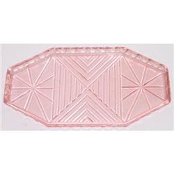 Tiffin Pink Chipperfield Art Deco Vanity Tray #1488387