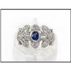 Image 1 : VINTAGE DESIGN SAPPHIRE DIAMOND RING(price was #1511016