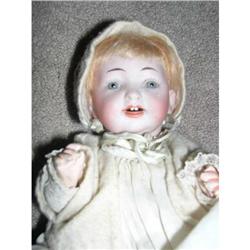 8" Set Eyes Bisque Baby Open Mouth Doll #1511134