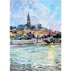 "Belgrad" oil in impressionism style #1511152