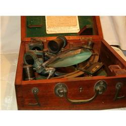 Marine Ship sextant in original wood box 1909 #1511161