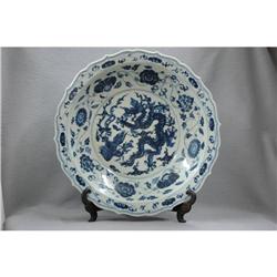 Large  Chinese  Blue  and  White  Porcelain #1511176