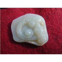 Antique white jade carving #1511478