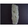 Image 1 : Chinese carved Celadon jade longevity person  #1511604