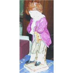 Wonderful of a Boy Skater c. 1850 Meissen #1511634