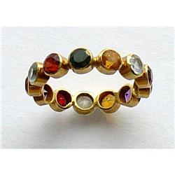 Jewelled 18 Kt. "Sputnik" Band #1511642