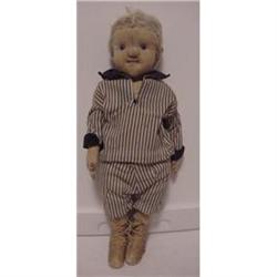 Doll Cloth Steiff Man Button in Ear  Germany #1511645