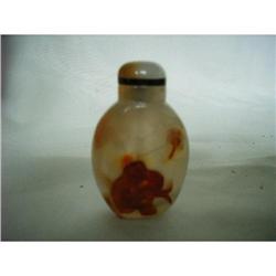 chinese agate snuff bottle #1511701