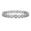 Image 2 : 10.39 ctw Diamond Micro Pave Bracelet 18K White Gold - REF-787R8K