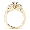 Image 2 : 1.45 ctw VS/SI Diamond 3 Stone Ring 18k Yellow Gold - REF-296M6G