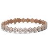Image 1 : 14 ctw Diamond Designer Bracelet 18K Rose Gold - REF-785K2Y