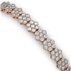 Image 3 : 14 ctw Diamond Designer Bracelet 18K Rose Gold - REF-785K2Y