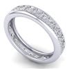 Image 2 : 1.33 ctw VS/SI Diamond Eternity Band Men's SIZE 10 14k White Gold - REF-127G6W