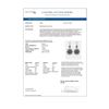 Image 4 : 16.88 ctw Sapphire & Diamond Earrings 18K Yellow Gold - REF-342M2G
