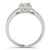 Image 3 : 1.26 ctw Certified VS/SI Princess Diamond 2pc Set Halo 14k White Gold - REF-174X2A